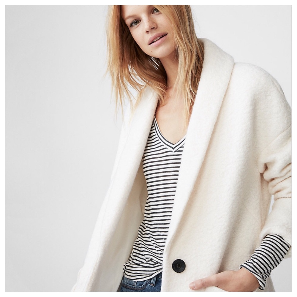 NWT | Express Wool Cocoon Coat - Picture 2 of 7